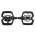 Look - pedale trekking hibride flat/ clipless SPD cu lumina - Geo Trekking Vision