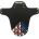 Aparatoare noroi RockShox Mtb - Print Steag USA, Negru