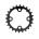 Foaie Angrenaj Sram Mtb BCD64 V1 - Otel, 24T, Negru