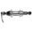 Butuc spate Joytech JY752, Aluminiu, 36H, V-Br, bile-cos, filet caseta, ax QR-103, argintiu