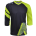 Tricou FUNKIER Dolomiti-K Enduro Kids 3/4 sleeve - Black/Ref Yellow 10 ani