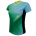 Tricou polo FUNKIER Termoli-W Enduro Women S/S - Green/Blue