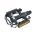 Pedale CONTEC CP-042 MTB/ATB aluminiu - Negru/Argintiu