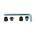 Suruburi foaie angrenaj + torx FSA CR Bolt Kit Negru Triplu MTB 6 buc