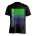 Tricou SUPACAZ - Star Fade - Verde/Mov S