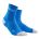 CEP - Sosete scurte compresie 16cm pentru barbati Short ultralight Socks - albastru electric gri deschis