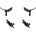 Set frana spate SRAM Level maneta+etrier, Culoare: Black