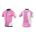 Tricou ciclism Force Kid Star 128-140 cm roz/alb