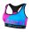 Bustiera sport Force Beauty albastru/roz S