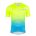 Tricou maneca scurta Force MTB Angle, albastru/fluo, 4XL