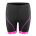 Pantaloni scurti Force Rose Lady pana la talie cu bazon, negru/roz XS