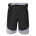 Pantaloni scurti Force Storm pana la talie cu bazon, negru/gri