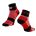Sosete Force Sport 3, rosu/negru, S-M (36-41)