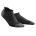 CEP - Sosete de compresie pentru femei model sub glezna 6cm No Show 3.0 - negru gri