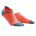 CEP - Sosete de compresie pentru femei model sub glezna 6cm No Show 3.0 - portocaliu coral gri