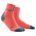 CEP - sosete scurte de compresie 16cm, pentru barbati Short Socks 3.0 - portocaliu coral gri inchis
