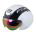 Casca Force Globe Timetrial alb/negru L-XL (58-62 cm)