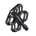 Pedale Union SP-1090 aluminiu extrudat negru + CNC, ax Cr-Mo, platforma, rulmenti capsulati AM