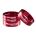 Set distantiere Reverse 1.1/8 aluminiu rosii
