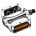 Pedale Union SP-102 aluminiu argintiu filet 9/16 AM