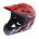 Casca Force Tiger Downhill Rosu/negru/Bleu S-M (57-58 cm)