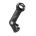 Pipa Force 6.3 31.8/110mm ajustabila negru mat