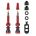 Set Valve Tubeless Force 2xFv 44mm Rosii