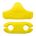 Finis - accesoriu inot (plutitor) pentru picioare Ankle Buoy - galben
