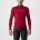 Castelli - bluza ciclism maneca lunga pentru barbati PRO Thermal Mid LS jersey - rosu inchis