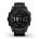 Garmin - fenix 7 Sapphire Solar ceas multisport cu GPS - ramă gri închis DLC Titanium și curea din silicon neagră