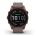 Garmin - fenix 7s Sapphire Solar ceas multisport cu GPS - ramă bronz închis Titanium si curea din silicon gri închis