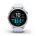 Garmin - fenix 7s ceas multisport cu GPS - ramă argintie din oţel inoxidabil, carcasă gri si curea din silicon albă