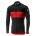 Castelli - tricou pentru ciclism maneca lunga pentru barbati Prologo VI LS - negru rosu