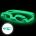 Finis - ochelari inot vizibilitate sporita pentru copii FlowGlows (Glow in the dark) Goggles - verde