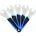 BBB - Set chei con pentru butuc bicicleta  BBB ConeSet - 13/14/15/16/17 mm - argintie