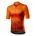 Castelli - tricou pentru ciclism cu maneca scurta Polvere Jersey - portocaliu deschis inchis