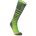 2XU - sosete compresie alegare pentru barbati Striped - gri verde neon