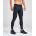 2XU colanti lungi compresie barbati Compression Accelerate Print - negru albastru Ashphalt Maratime Blue