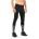 2XU - Colanti compresie iarna pentru barbati cu elemente reflectorizante Wind Defence winter Compression Tights - negru argintiu reflexiv
