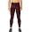2XU - Colanti de compresie pentru femei Mid-Rise Print Tights - rosu inchis dungi