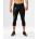 2XU colanti lungi compresie barbati Compression Merino Elite Thermal 3/4 - negru auriu