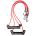 Finis corzi antrenement Dryland Trainer, 9mm - rosu (nivel avansati)