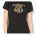 CEP Tricou alergare  femei Brand metalized Run shirt - negru auriu