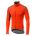 Castelli - Jacheta ciclism vreme rece 2 in 1 cu maneci detasabile, Perfetto Ros Convertible - Portocaliu negru gri