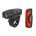 Force - Set lumini (far + stop) Glare, 1 led - negru
