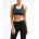 2XU - Bustiera sport pentru femei XVENT Crop - negru alb