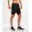 2XU - Pantaloni scurti de alergare pentru barbati XVENT 5" 2 in 1 Compression Short - negri argintiu reflectorizant
