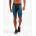 2XU - Pantaloni scurti de compresie pentru barbati Print Accelerate Compression Shorts - negru-verde
