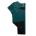 On Performance-T - tricou sport tehnic pentru femei - verde Evergreen negru