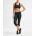 2XU MCS Run Comp Colanti compresie 3/4 W - negru-turcoaz - elemente reflectorizante
